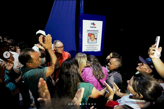 INAUGURADA A PONTE DOMINGOS SOARES PESSOA NO BAIRRO VILA MATA